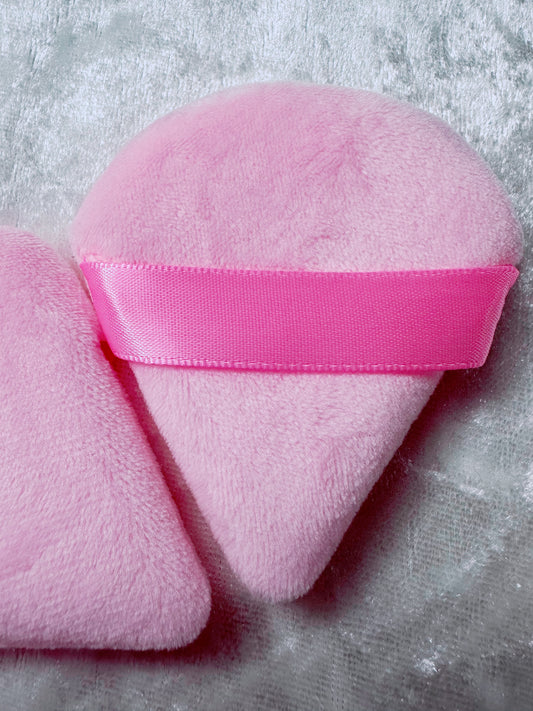 Pink Velvet Powder Puff