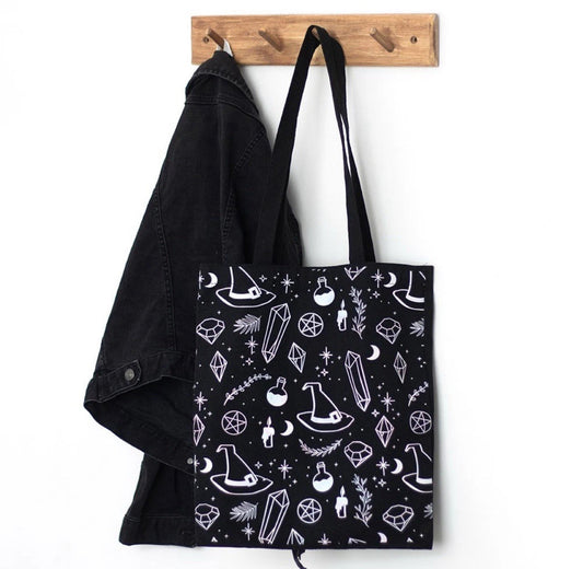 Crystal Witch Tote Bag