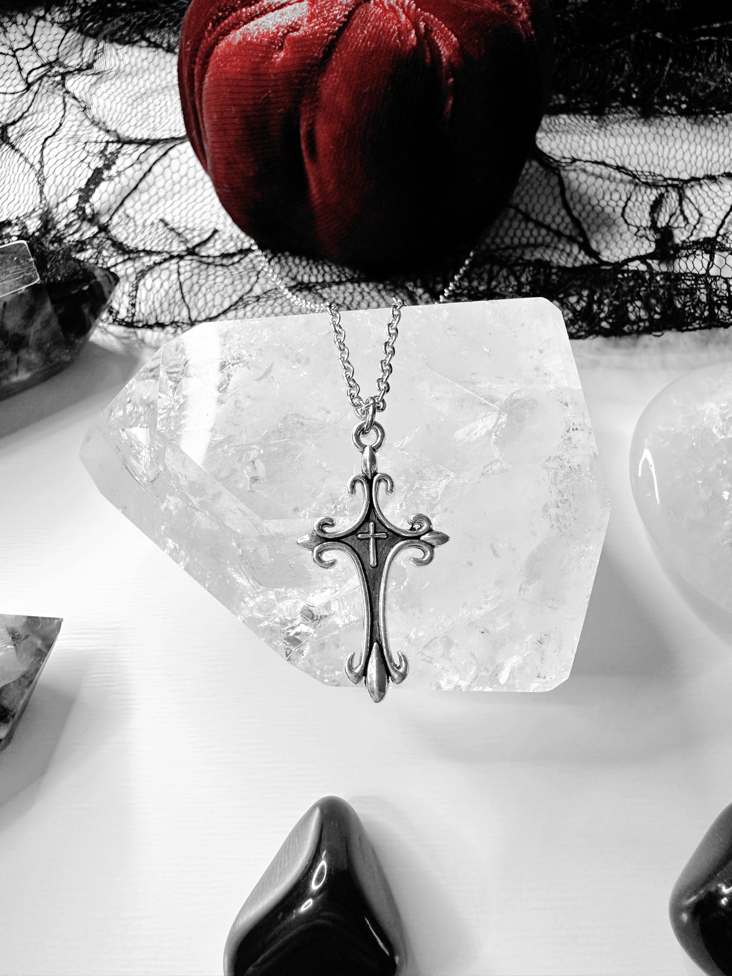 Gothic Cross OZZY FOREVER Necklace