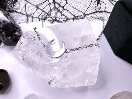 Stainless Steel Crescent Moon
Choker