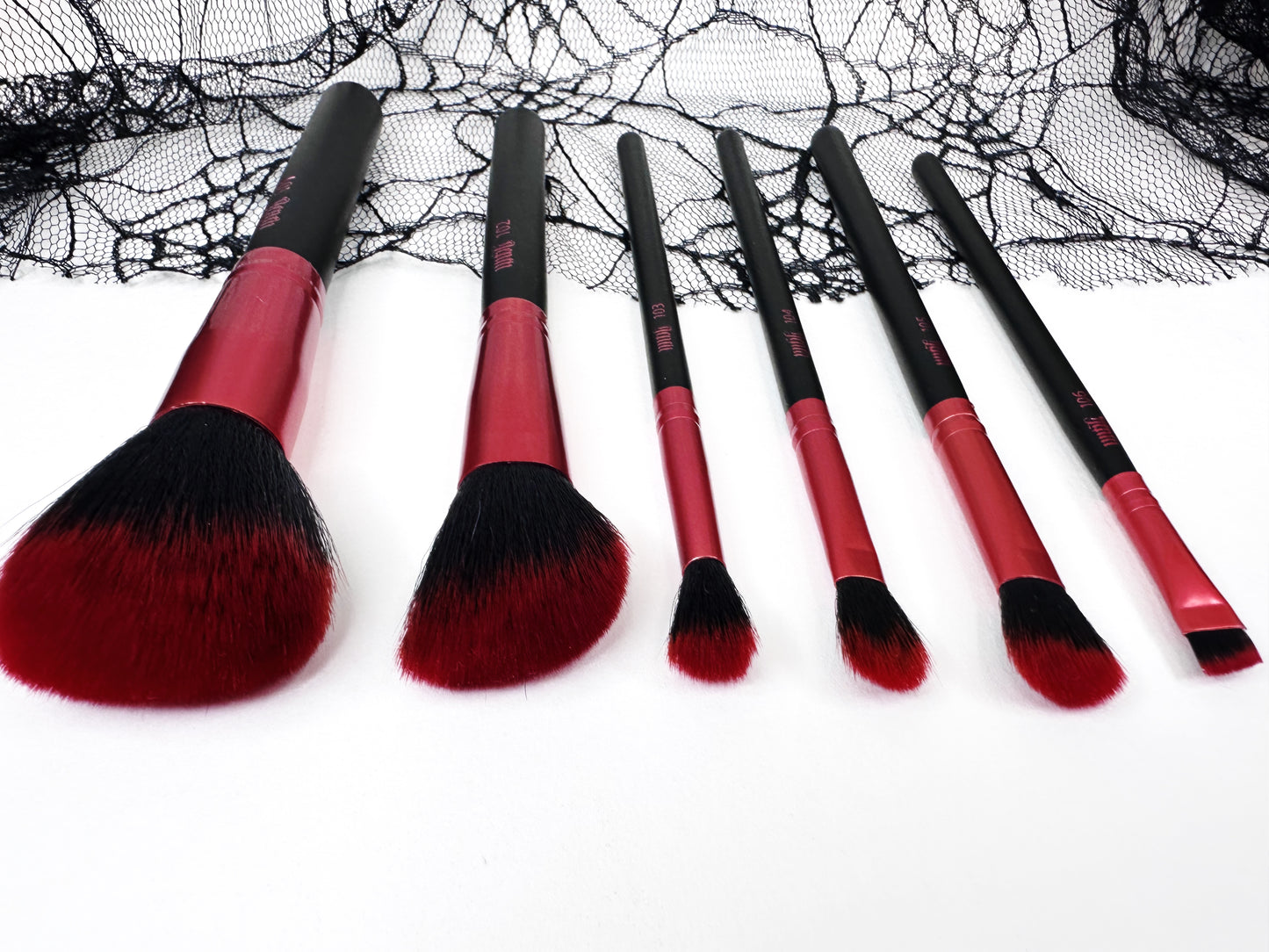 Until Death Gothic Makeup Brushes In A Coffin Case