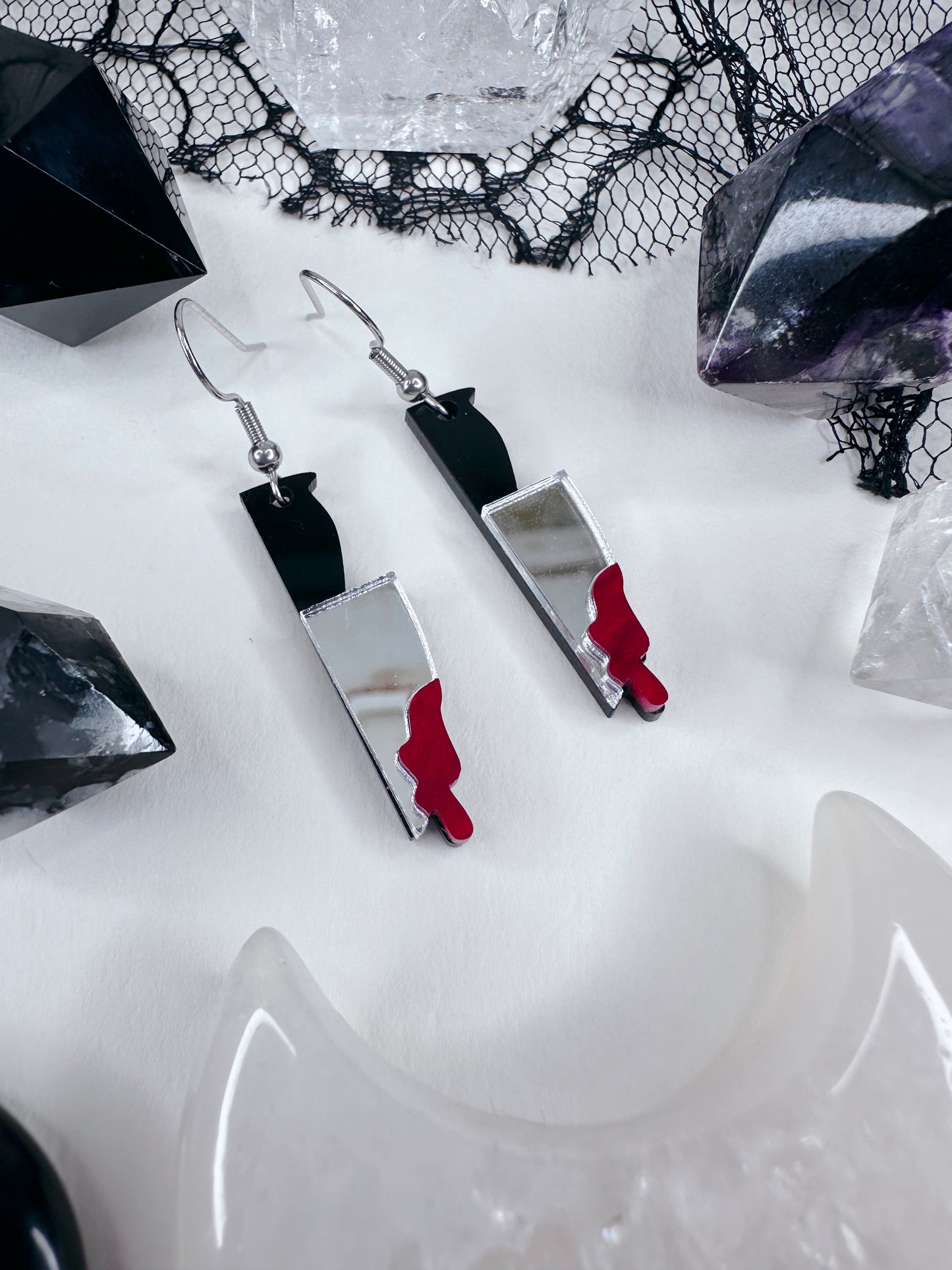 Final Girl Bloody Knife Earrings