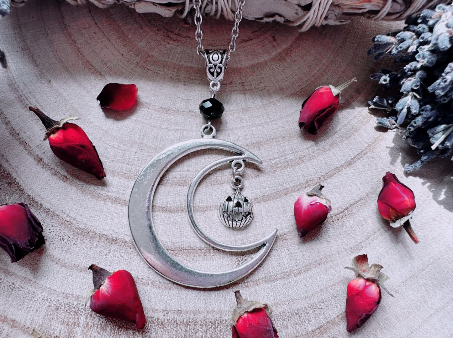 Pumpkin Moon Necklace