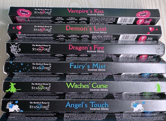 Stamford Black Incense Sticks Gift Set