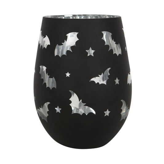 Gothic Bat Stemless Wine Glass