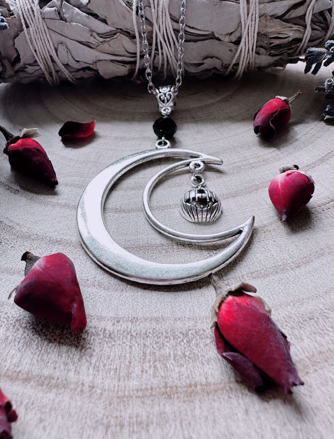 Pumpkin Moon Necklace