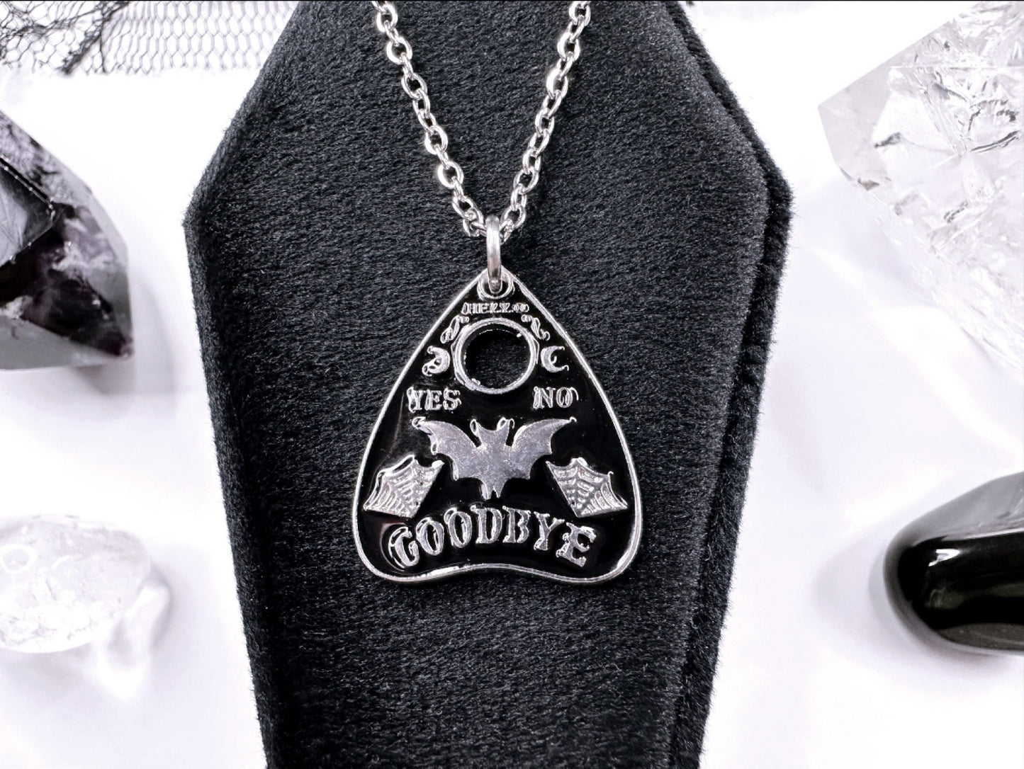 Bat Ouija Planchette Choker