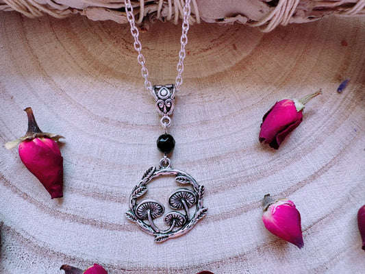 Midnight Boletus Necklace