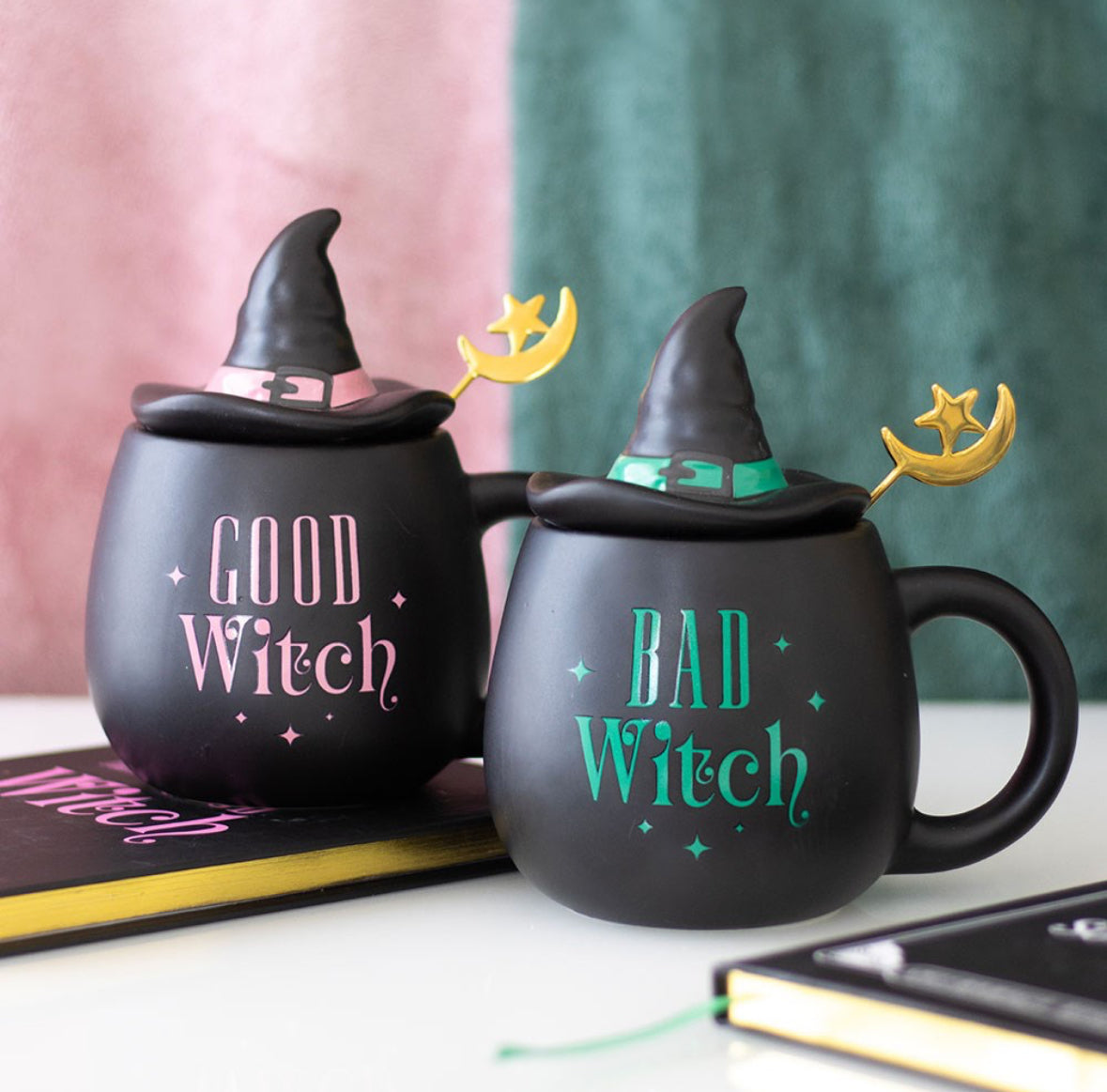 Good Witch Lidded Mug With Spoon