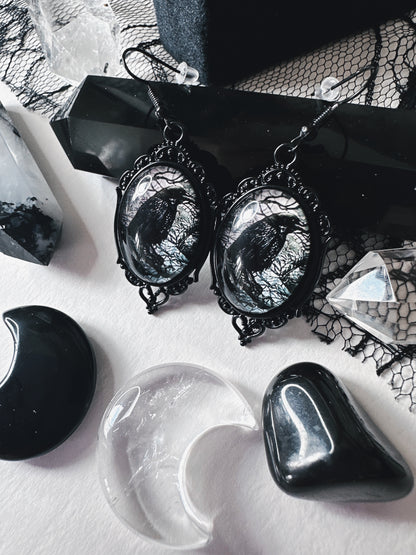 Raven’s Romance Earrings
