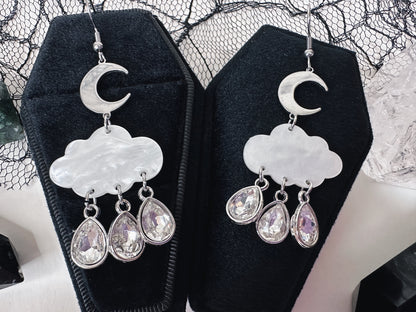 Through The Storm Raincloud Earrings