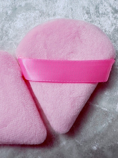 Pink Velvet Powder Puff