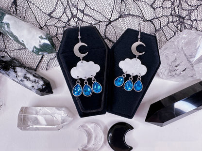 Through The Storm Raincloud Earrings