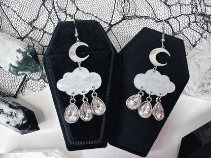 Through The Storm Raincloud Earrings
