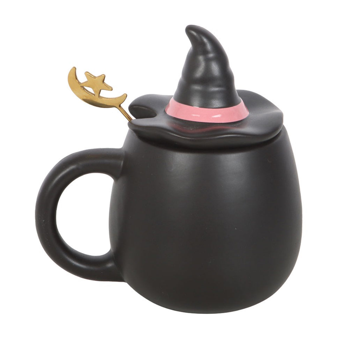 Good Witch Lidded Mug With Spoon