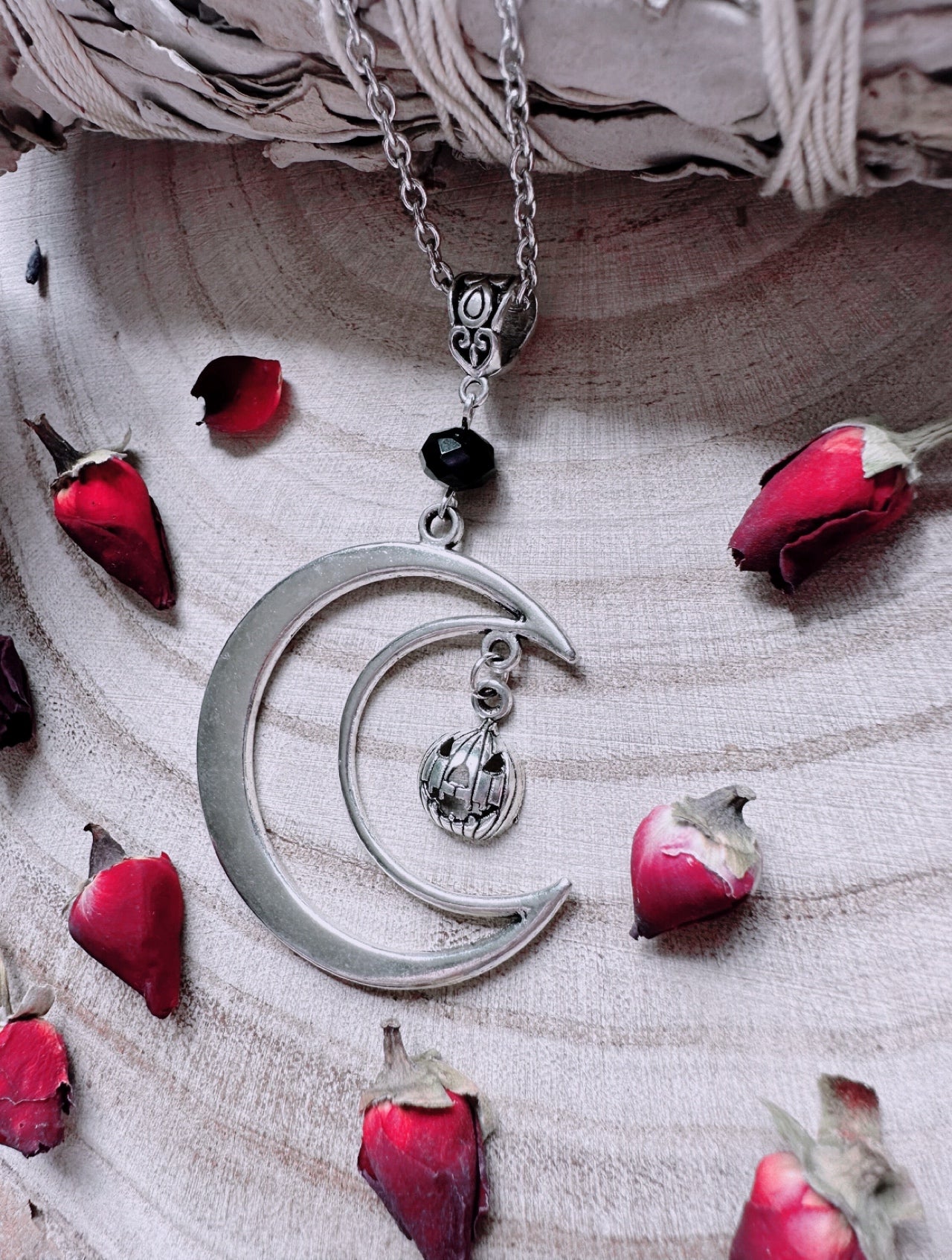 Pumpkin Moon Necklace