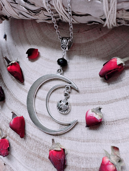 Pumpkin Moon Necklace