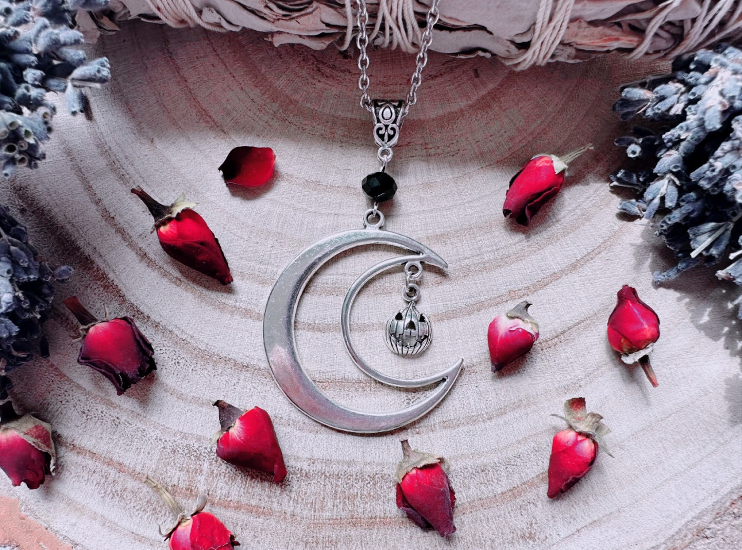 Pumpkin Moon Necklace