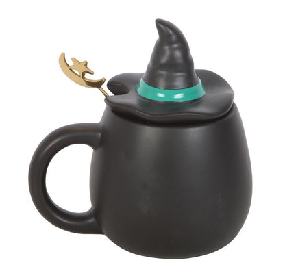 Bad Witch Lidded Mug With Spoon