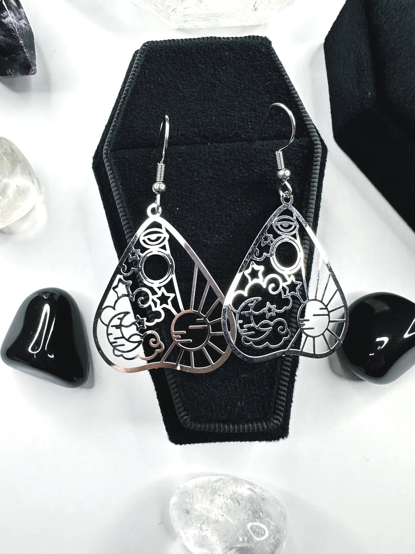 Stainless Steel Celestial
Planchette Earrings