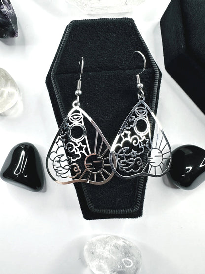 Stainless Steel Celestial
Planchette Earrings