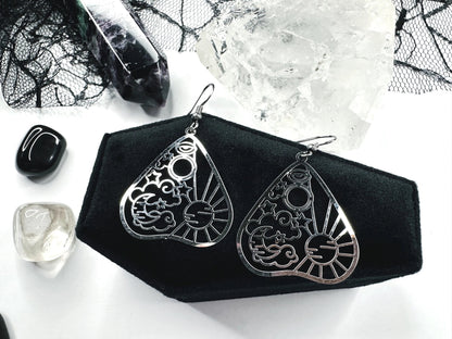 Stainless Steel Celestial
Planchette Earrings