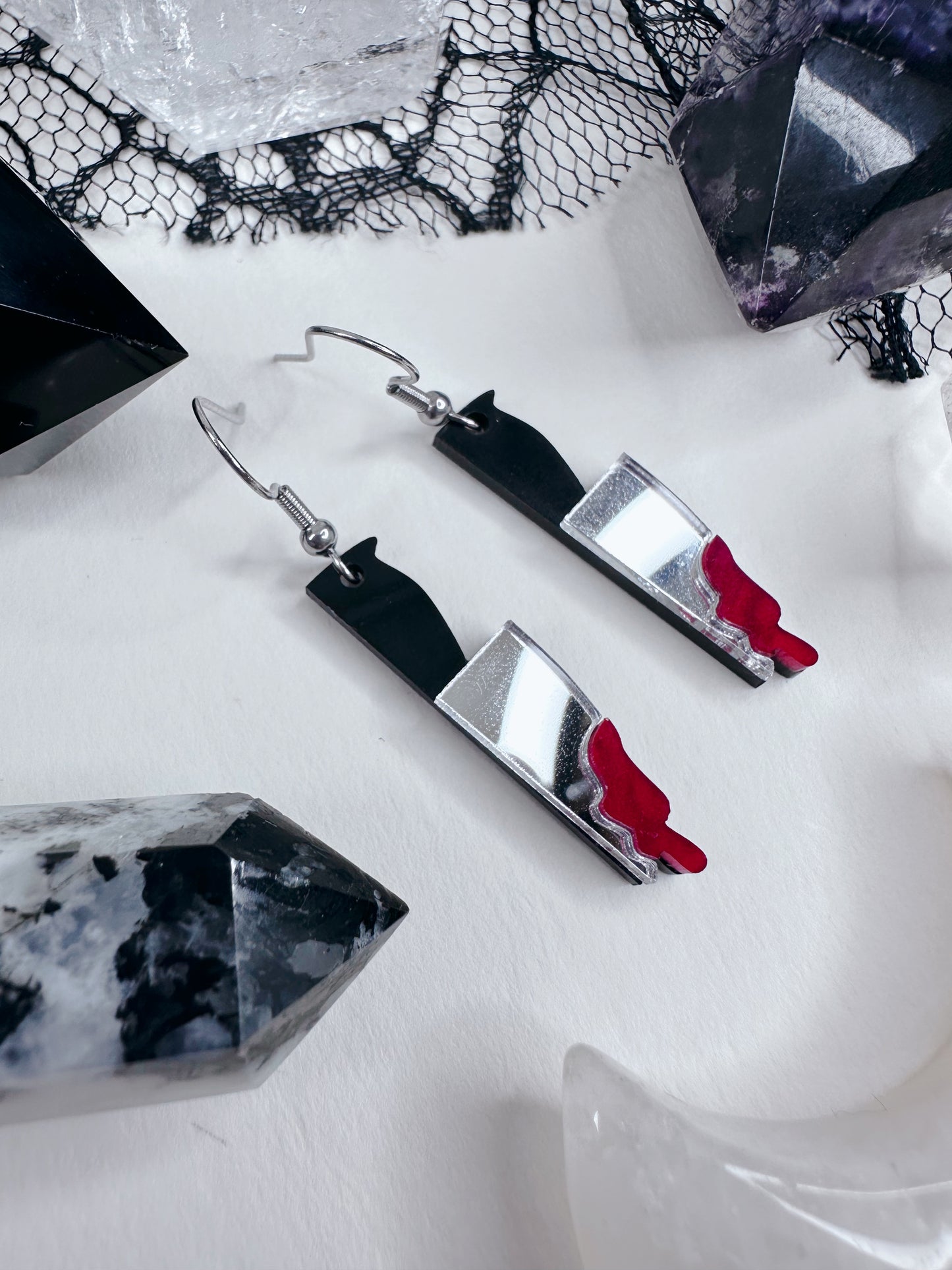 Final Girl Bloody Knife Earrings