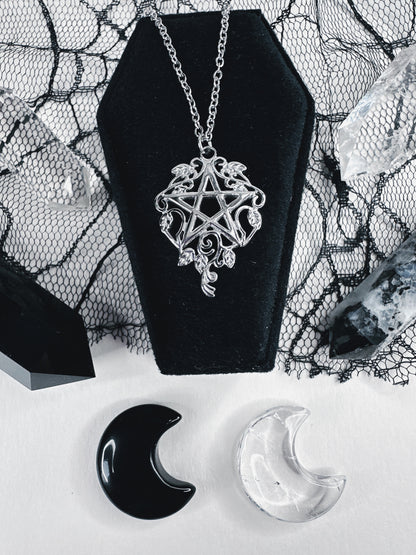 Stainless Steel Woodland Witch Necklace