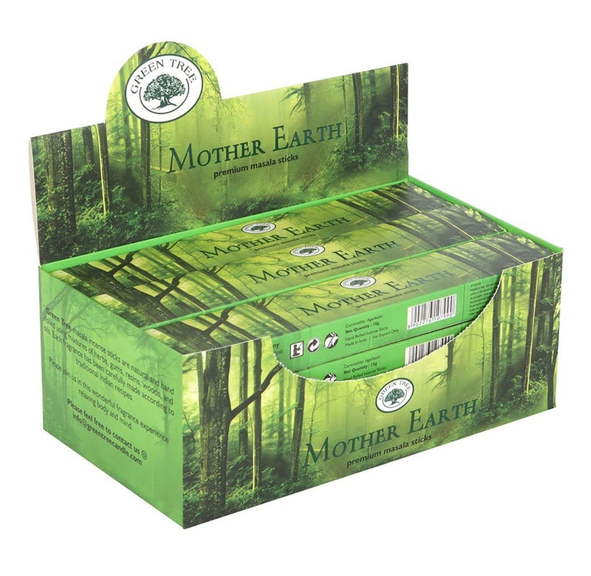 Green Tree Mother Earth Incense Sticks