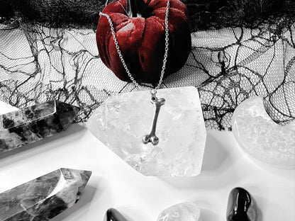 Silver Bone Necklace