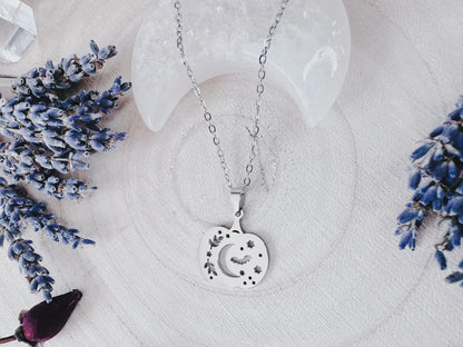 Stainless Steel Pumpkin Harvest Necklace