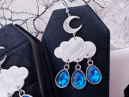 Through The Storm Raincloud Earrings