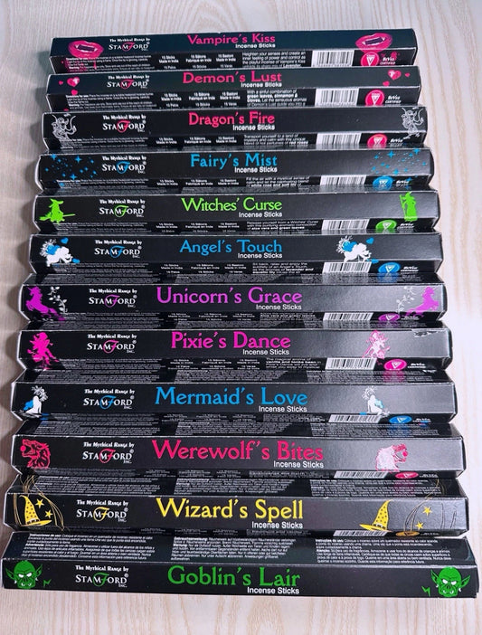 Stamford Black Incense Sticks Gift Set