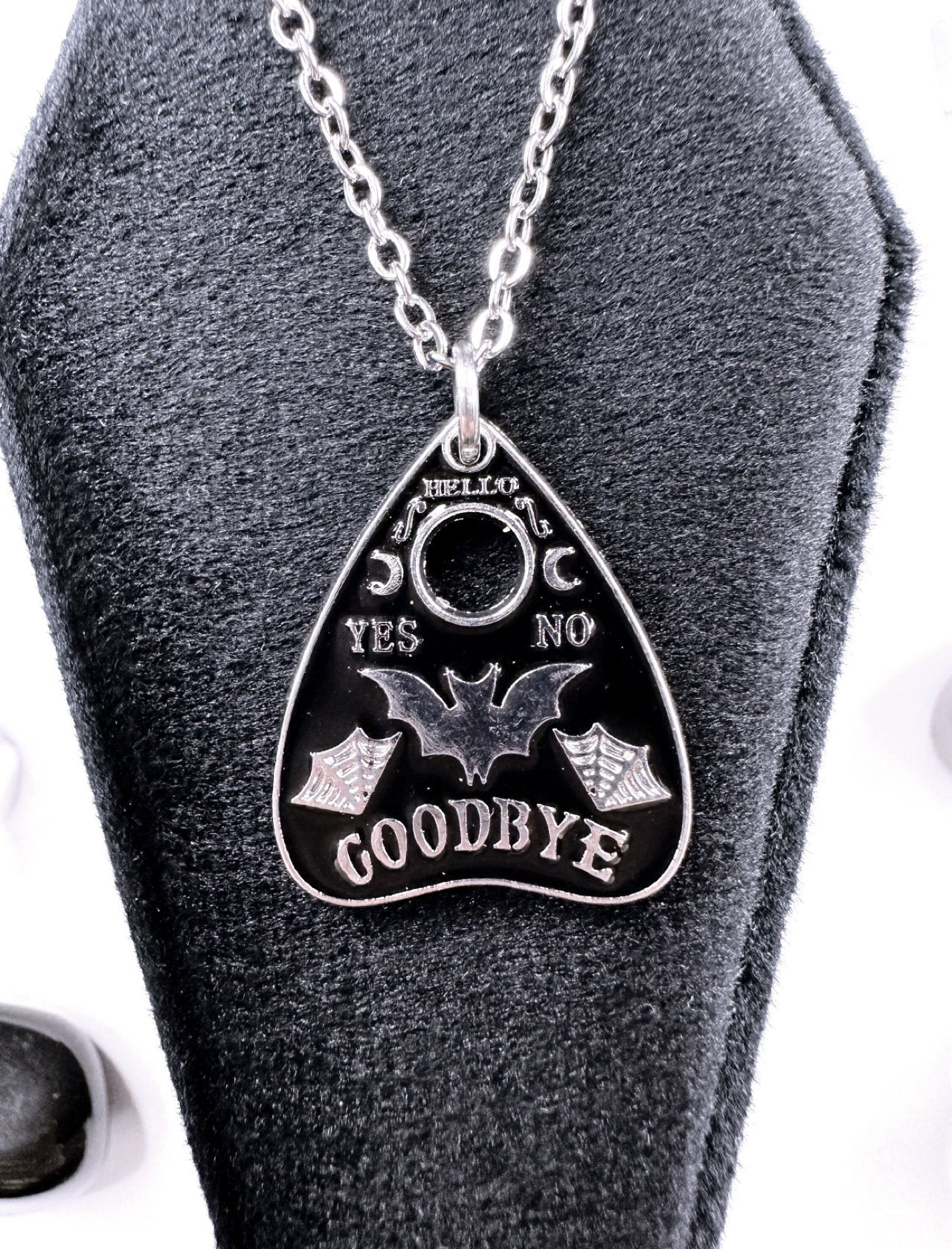 Bat Ouija Planchette Choker