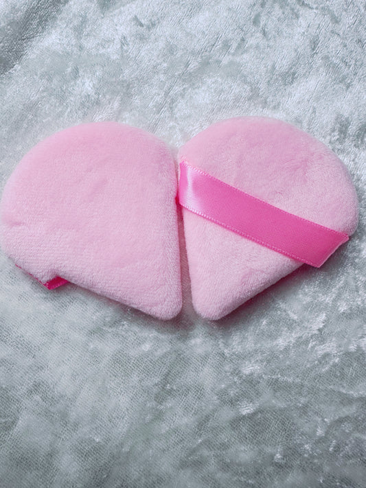 Pink Velvet Powder Puff