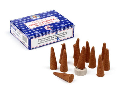 Satya Sai Baba Nag Champa Dhoop Incense Cones