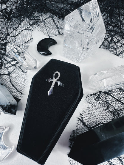 Stainless Steel Ankh Ring