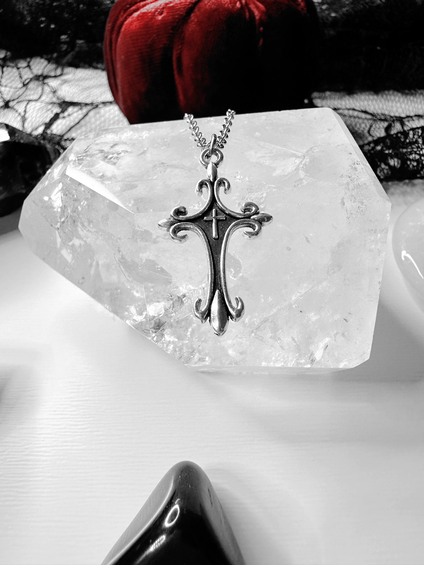 Gothic Cross OZZY FOREVER Necklace