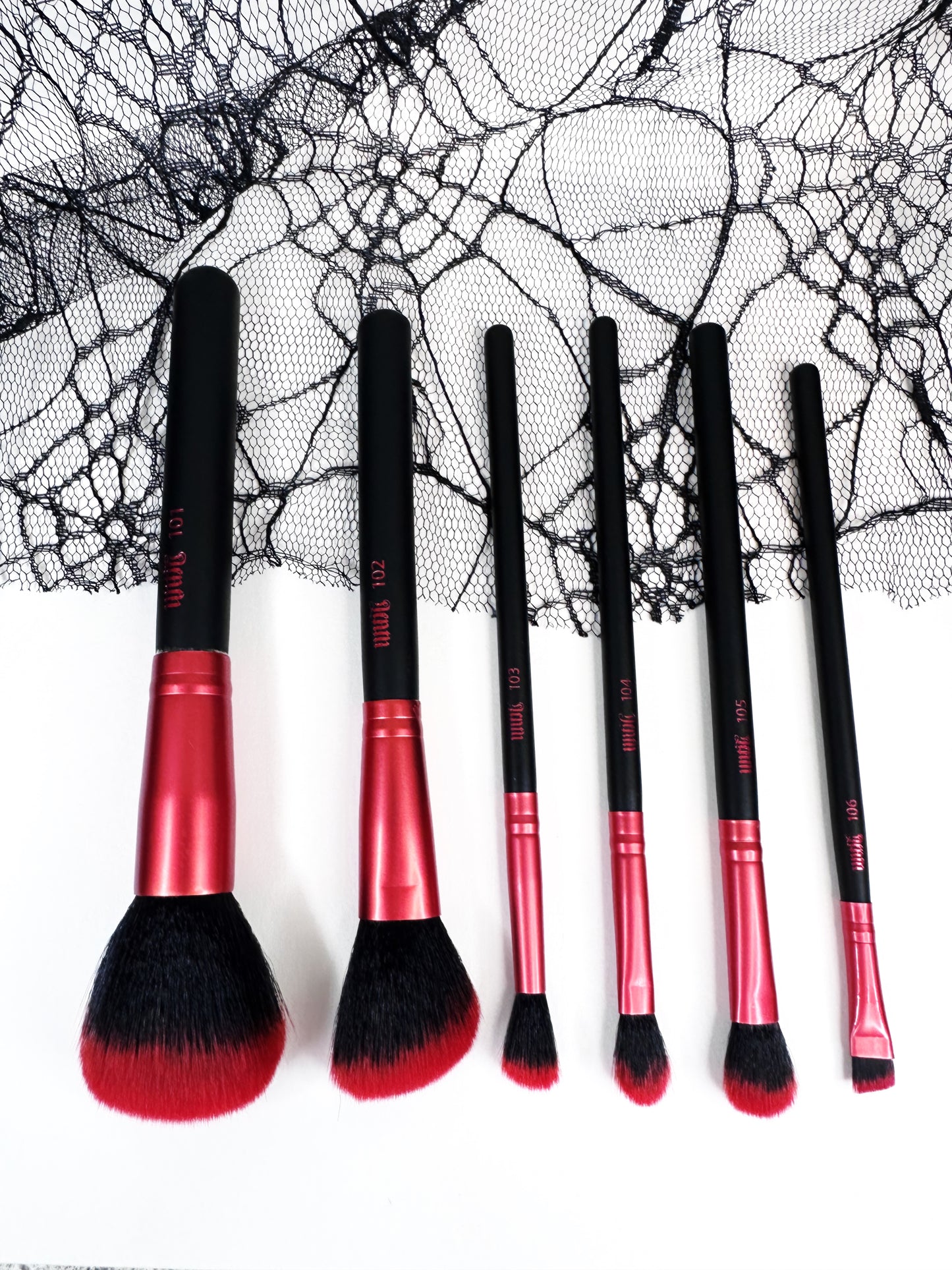 Until Death Gothic Makeup Brushes In A Coffin Case