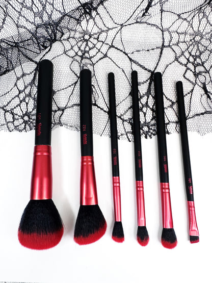 Until Death Gothic Makeup Brushes In A Coffin Case