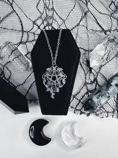 Stainless Steel Woodland Witch Necklace