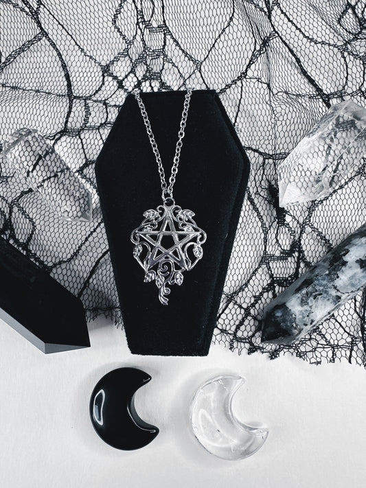 Stainless Steel Woodland Witch Necklace