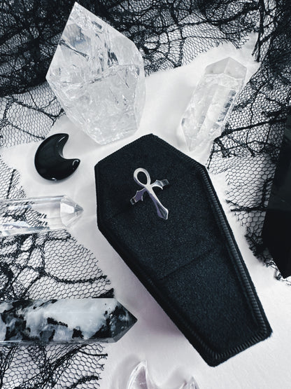 Stainless Steel Ankh Ring