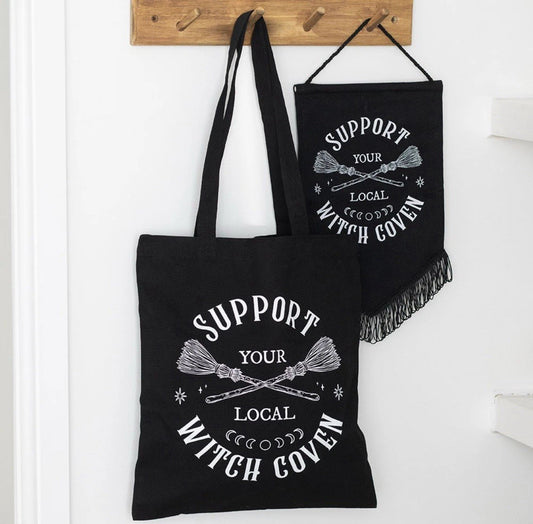 Support Your Local Witch Coven Tote Bag