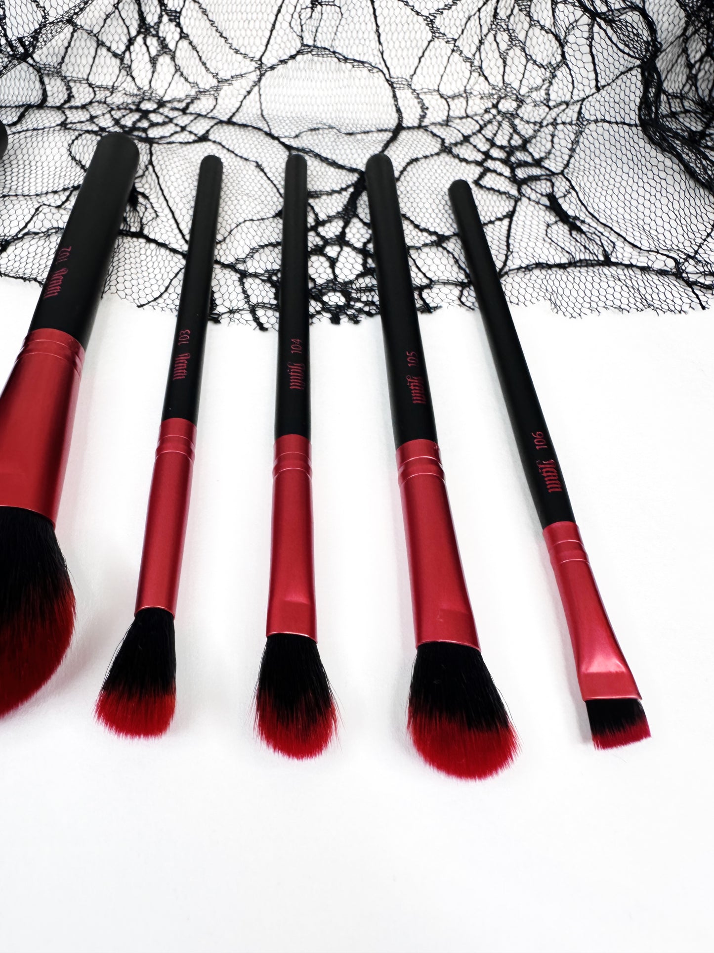 Until Death Gothic Makeup Brushes In A Coffin Case