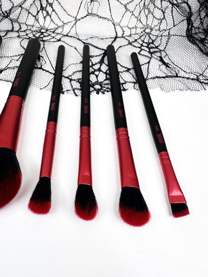 Until Death Gothic Makeup Brushes In A Coffin Case