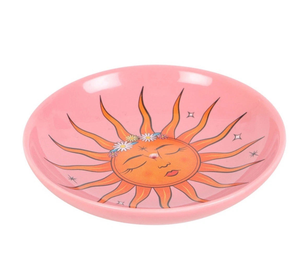 The Sun Celestial Ceramic Incense Holder