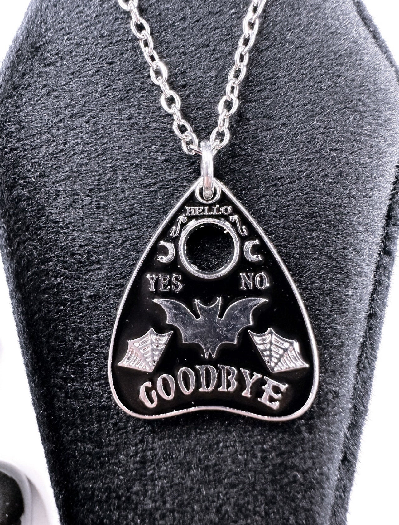 Bat Ouija Planchette Choker