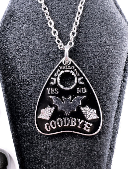 Bat Ouija Planchette Choker