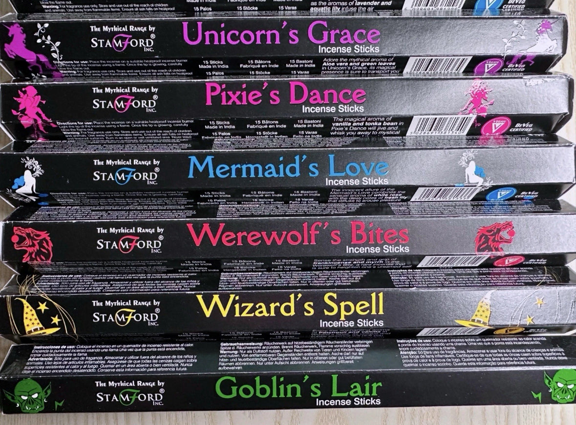 Stamford Black Incense Sticks Gift Set